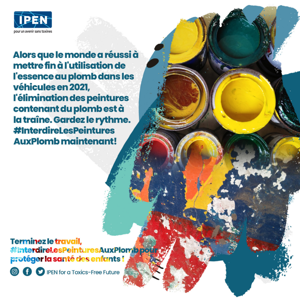Image expliquant la toxicité de l'utilisation de la peinture au plomb