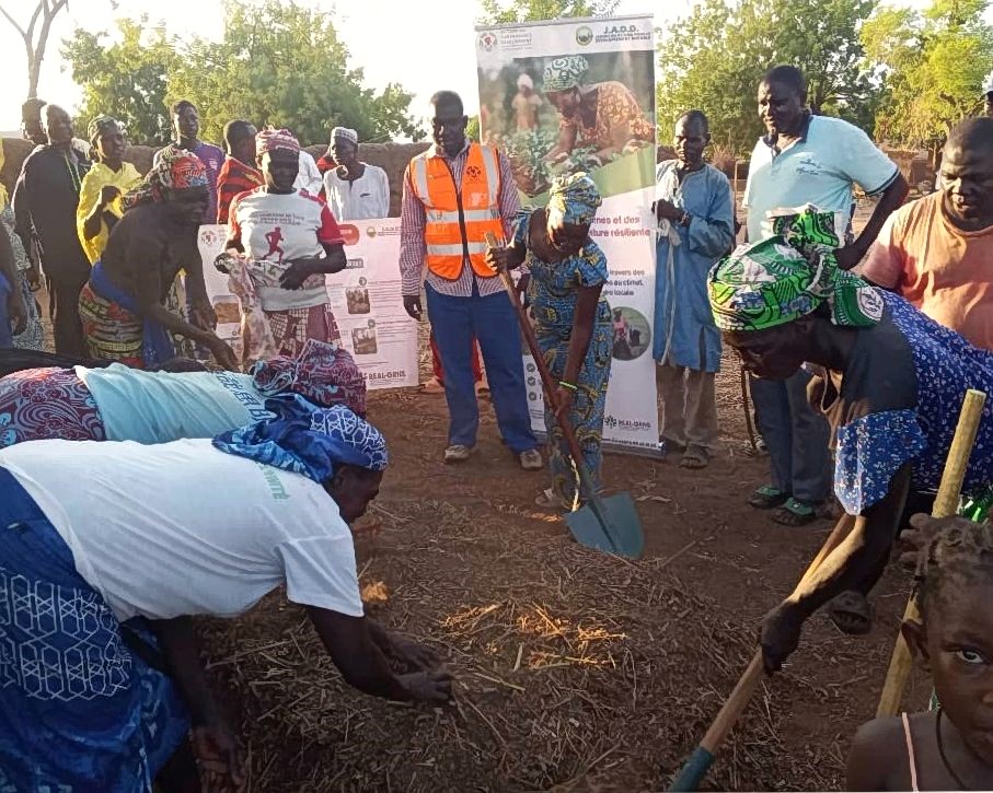 Femmes agricultrices de Ngong en pleine session pratique du compostage